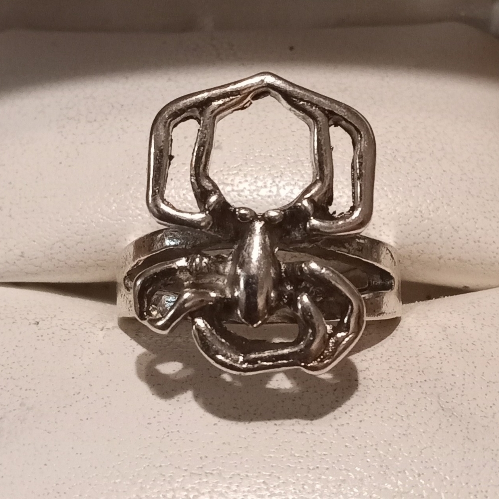 Sterling Silver Spider Ring